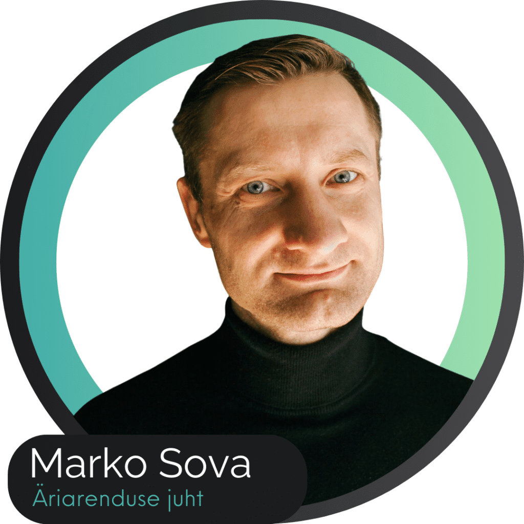 Marko Sova, äriarenduse spetsialist Onte Digitalis