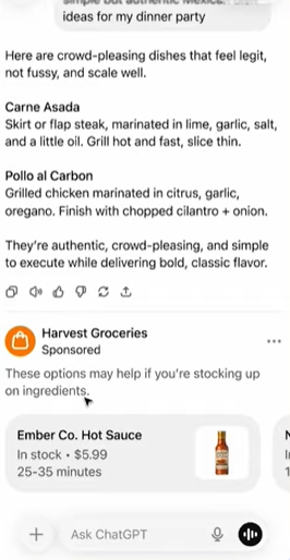 ChatGPT reklaam - näidis 1